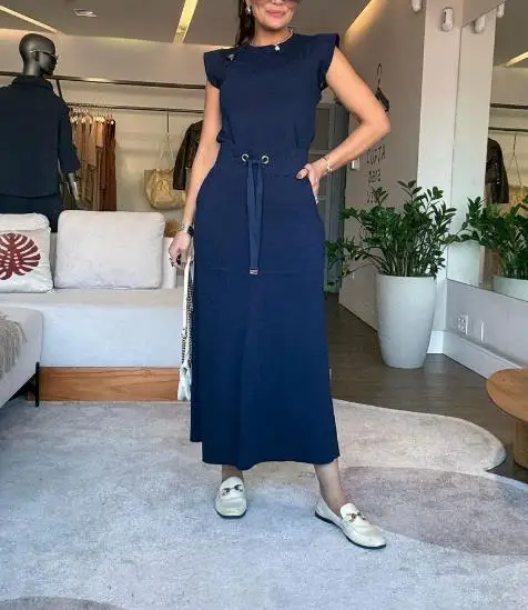 Urban 2 Piece Sets Woman Outfit 2025 Summer New Women's Simple Elegant Sleeveless Vest Top High Waisted Drawstring Skirt Set
Urban 2 Piece Sets Woman Outfit 2025 Summer New Women's Simple Elegant Sleeveless Vest Top High Waisted Drawstring Skirt Set