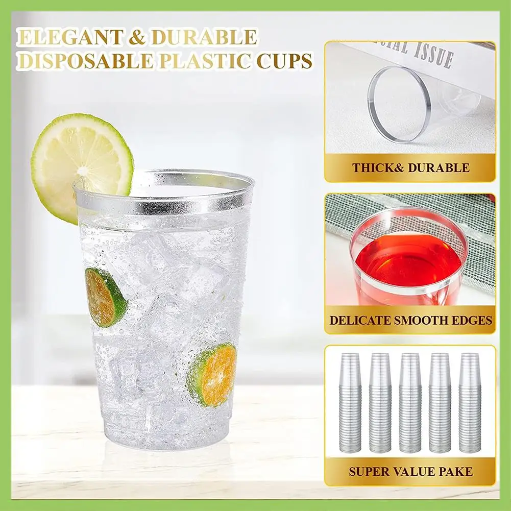 Plastic Cups, Reusable Clear Plastic Cups, Disposable Wine Glasses Plastic Cups Perfect For Party Cups
Plastic Cups, Reusable Clear Plastic Cups, Disposable Wine Glasses Plastic Cups Perfect For Party Cups