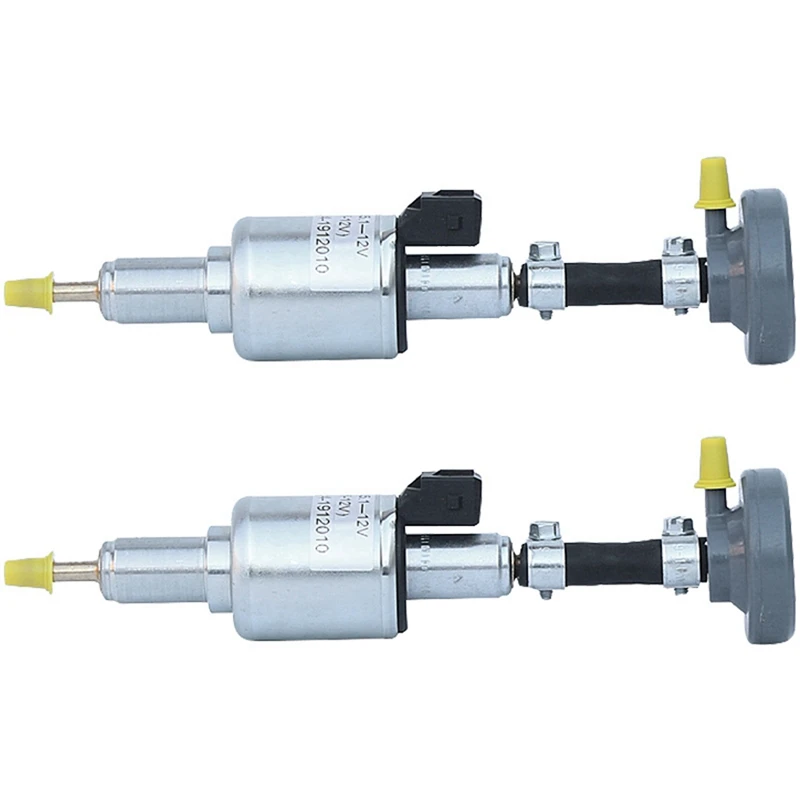 2X 12V DP30 Heater Fuel Pump With Dampener 86115A 86115B Replace For Webasto Heater
2X 12V DP30 Heater Fuel Pump With Dampener 86115A 86115B Replace For Webasto Heater