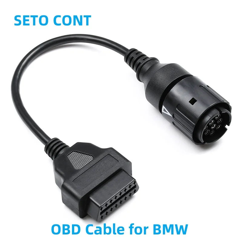 SETO CONT 30 CM or 150 CM OBD Cable for BMW Motorcycles ICOM 10 Pin OBD2 Extension Cable 16 Pin OBDII Diagnostic Adapter Cable
SETO CONT 30 CM or 150 CM OBD Cable for BMW Motorcycles ICOM 10 Pin OBD2 Extension Cable 16 Pin OBDII Diagnostic Adapter Cable