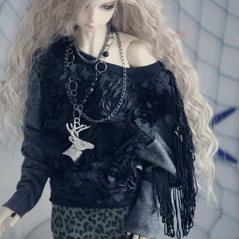 D03-P431 детская игрушка BJD DD SD MSD 1/6 1/4 1/3 кукольная одежда черный сексуальный пуловер с бахромой 1 шт.
D03-P431 детская игрушка BJD DD SD MSD 1/6 1/4 1/3 кукольная одежда черный сексуальный пуловер с бахромой 1 шт.