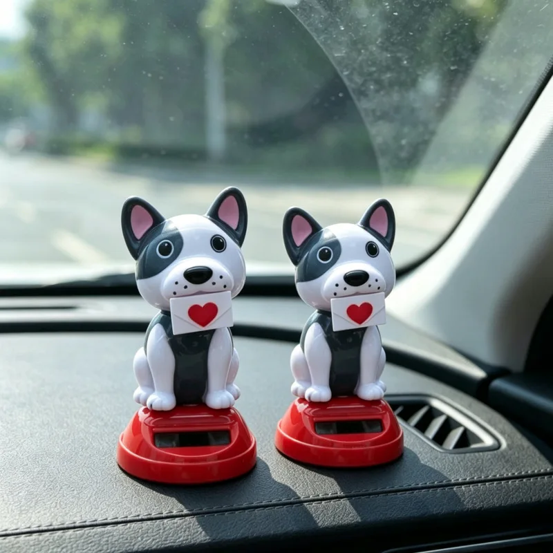 Solar Christmas dog car ornaments, no need for batteries, automatic swaying from sunlight, car interior decorations
Solar Christmas dog car ornaments, no need for batteries, automatic swaying from sunlight, car interior decorations