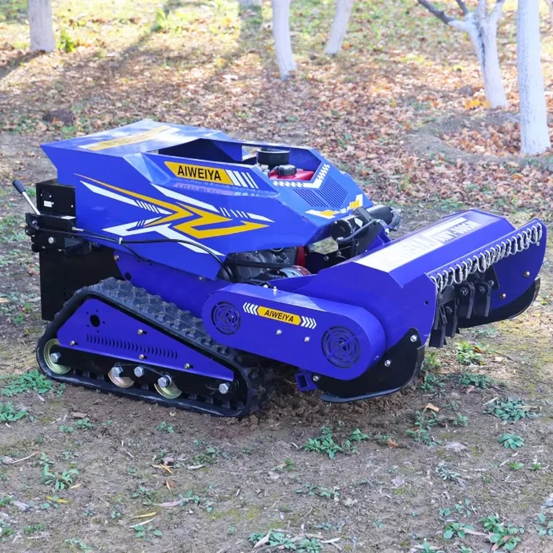 Customized all terrain lawn mower, agricultural rubber track remote control lawn mower
Customized all terrain lawn mower, agricultural rubber track remote control lawn mower