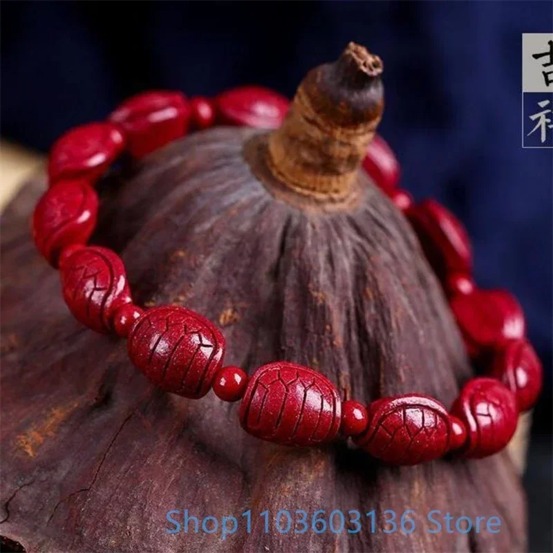 2024 New High Content Cinnabar Handmade Carving Cinnabar Bracelet Turtle Shell Natural Cinnabar Bracelet originality ornaments
2024 New High Content Cinnabar Handmade Carving Cinnabar Bracelet Turtle Shell Natural Cinnabar Bracelet originality ornaments