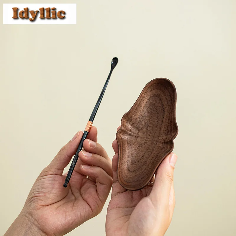 Walnut Curved Tea Scoop Creative Tea Leaf Holder Chahe Shovel Household Awakening Tea Ladle Oolong Tea Tea A Horn Tea Needle
Walnut Curved Tea Scoop Creative Tea Leaf Holder Chahe Shovel Household Awakening Tea Ladle Oolong Tea Tea A Horn Tea Needle