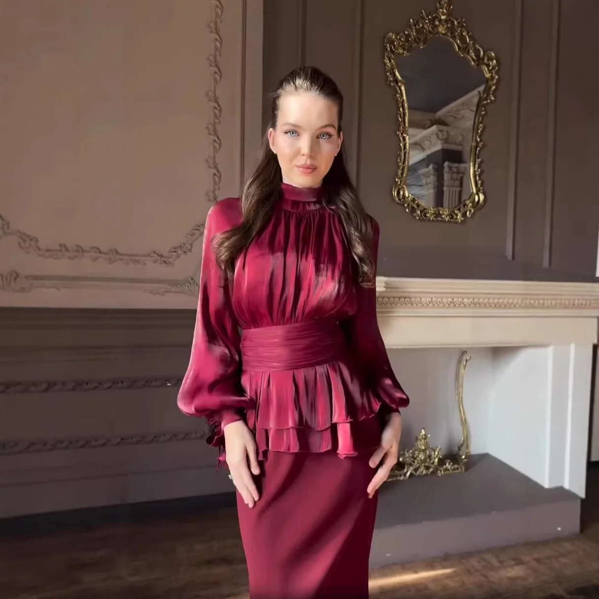 2026 Autumn/winter French-style Dress With Tassels And Ruffles, Loose-fitting Long Skirt Set Ramadan Dubai Luxury Islam Elegant
2026 Autumn/winter French-style Dress With Tassels And Ruffles, Loose-fitting Long Skirt Set Ramadan Dubai Luxury Islam Elegant