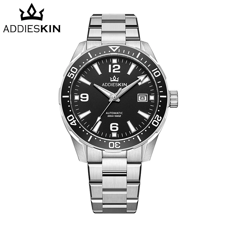 AddiesKin 40mm Watch For Man K009 316L Steel Sapphire Glass 200M Diver BGW9 Blue Luminous Janpan 9015 Automatic Mechanical Watch
AddiesKin 40mm Watch For Man K009 316L Steel Sapphire Glass 200M Diver BGW9 Blue Luminous Janpan 9015 Automatic Mechanical Watch