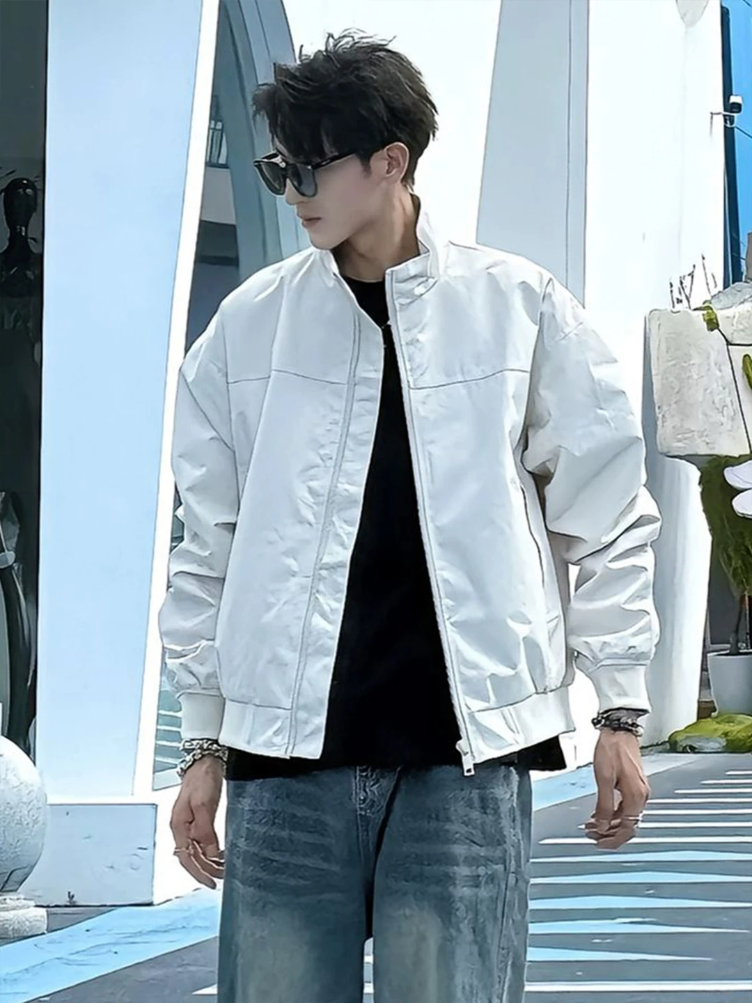 Cleanfit ort Baseball Jaet Men's Autumn Trendy Hard Sle American Stand Collar Windproof Polyester Fiber Long Sve
Cleanfit ort Baseball Jaet Men's Autumn Trendy Hard Sle American Stand Collar Windproof Polyester Fiber Long Sve