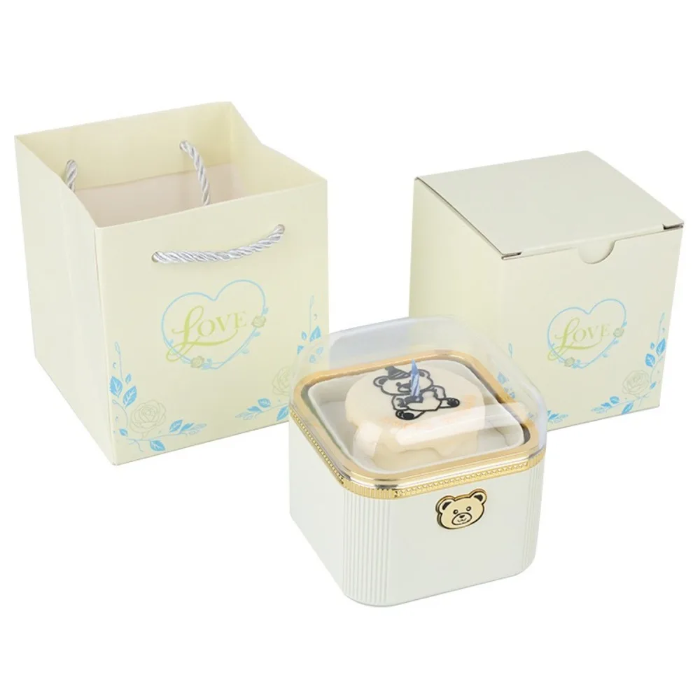 Packaging Box Cartoon Bear Flip Ring Box Automatic Cute Rotating Jewelry Box Romantic Surprise Mechanism Box Birthday Festival
Packaging Box Cartoon Bear Flip Ring Box Automatic Cute Rotating Jewelry Box Romantic Surprise Mechanism Box Birthday Festival