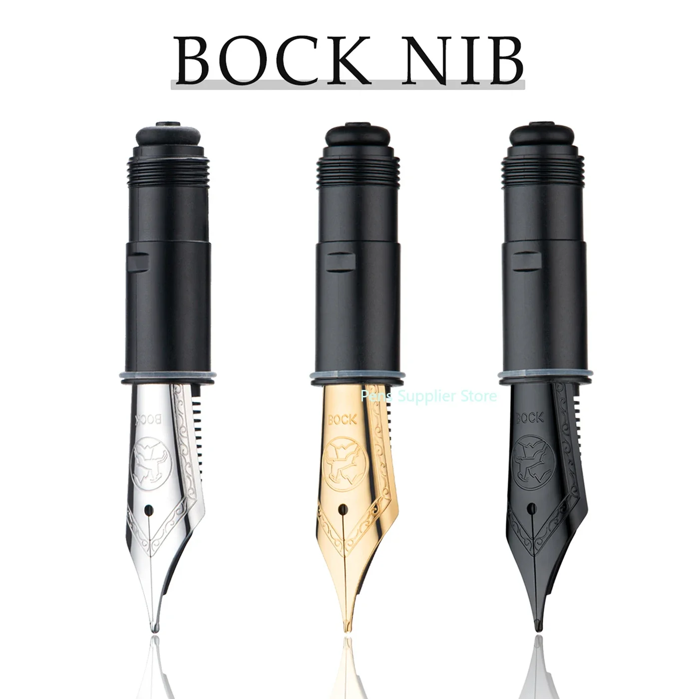 Перьевая ручка с немецким наконечником № 6 BOCK, оригинальный импортный серебристый Размер EF/F/M/B, металлический Запасной наконечник
Перьевая ручка с немецким наконечником № 6 BOCK, оригинальный импортный серебристый Размер EF/F/M/B, металлический Запасной наконечник