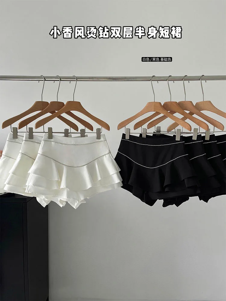 Woman Knit Mini Low Waist Pleated Skirt Solid Color A-line Skirt Tunic Patchwork Fake Two Pieces Japanese Fashion Gyaru Hot Ins
Woman Knit Mini Low Waist Pleated Skirt Solid Color A-line Skirt Tunic Patchwork Fake Two Pieces Japanese Fashion Gyaru Hot Ins