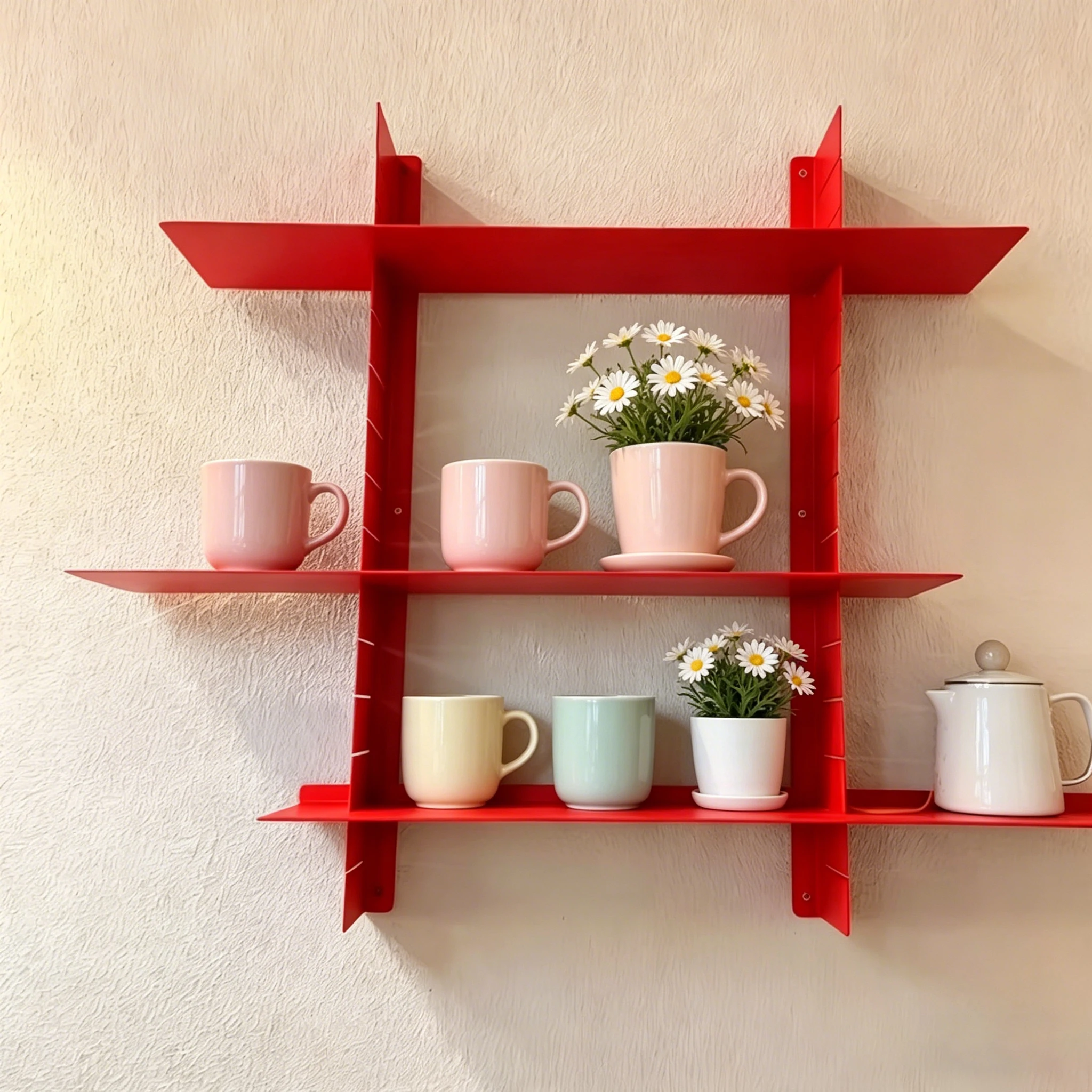 Nordic 3-layer adjustable wall mounted metal storage rack, kitchen, bathroom, bedroom, living room, home decoration display rack
Nordic 3-layer adjustable wall mounted metal storage rack, kitchen, bathroom, bedroom, living room, home decoration display rack