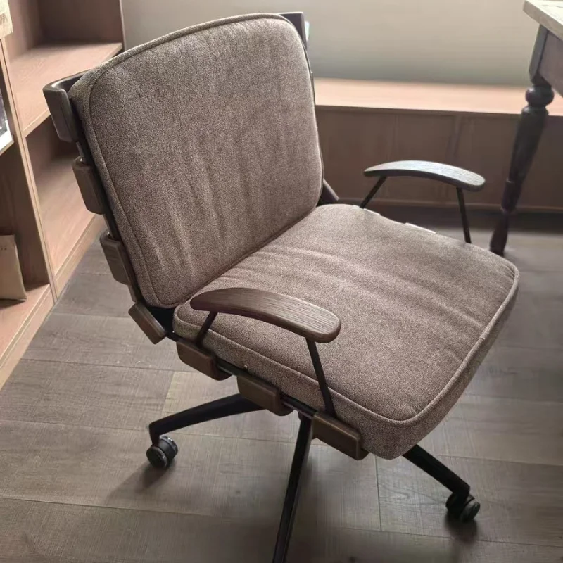 Nordic Style Office Chair, Study Computer Chair, Retro Walnut Wood Veneer Home Swivel Chair, Height Adjustable Chair
Nordic Style Office Chair, Study Computer Chair, Retro Walnut Wood Veneer Home Swivel Chair, Height Adjustable Chair