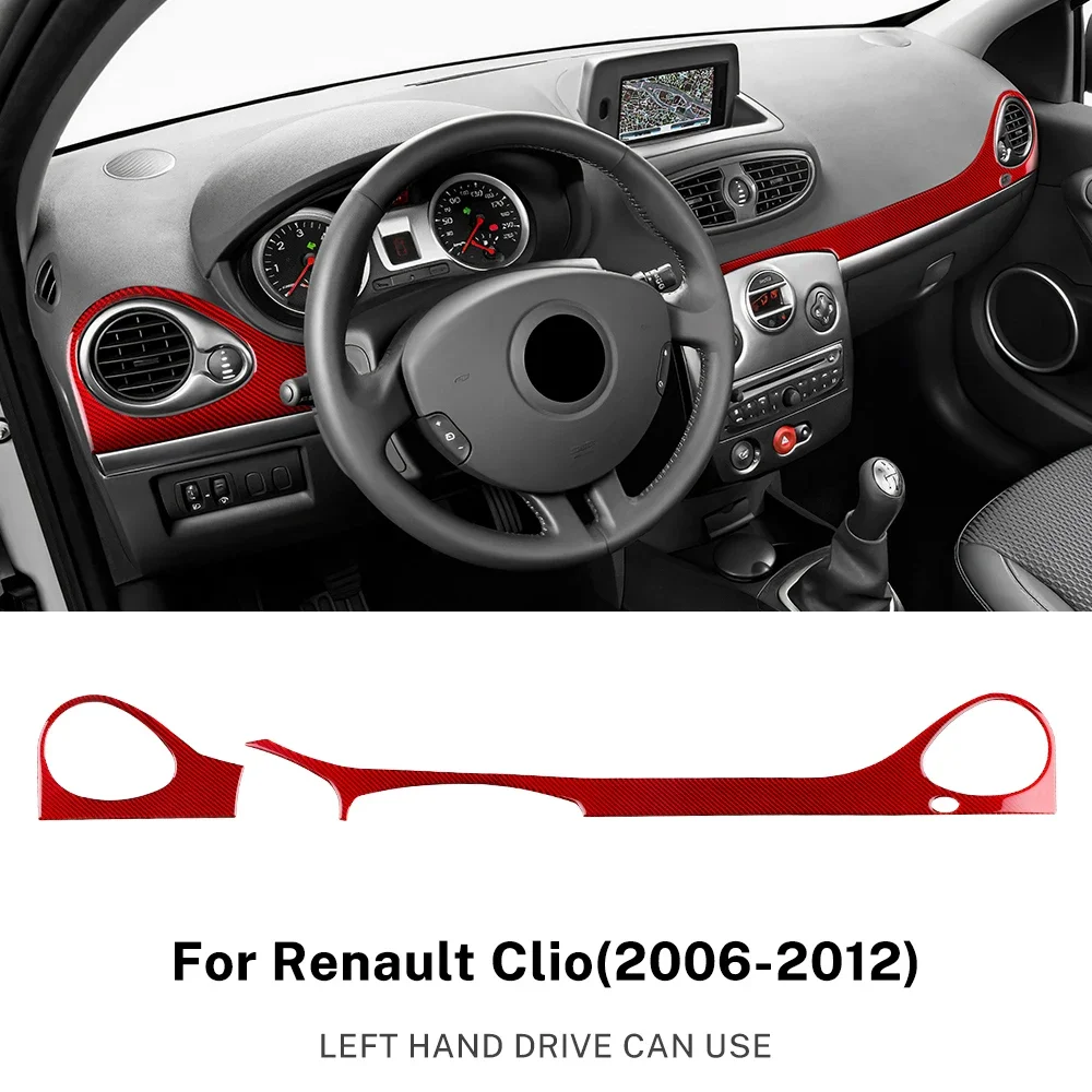 Real Soft Carbon Fiber Sticker Car Central Console Strip AC Trim For Renault Clio 2006 2007 2008 2009 2010 2011 2012 Accessories
Real Soft Carbon Fiber Sticker Car Central Console Strip AC Trim For Renault Clio 2006 2007 2008 2009 2010 2011 2012 Accessories