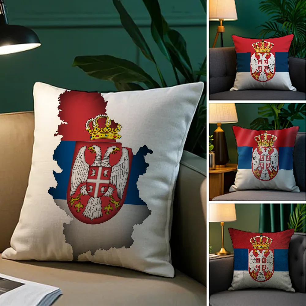 Serbia Flag Pillow Case Plush Fabric Soft Double Sided Print Sofa Cushion Cover Throw Pillow Covers
Serbia Flag Pillow Case Plush Fabric Soft Double Sided Print Sofa Cushion Cover Throw Pillow Covers