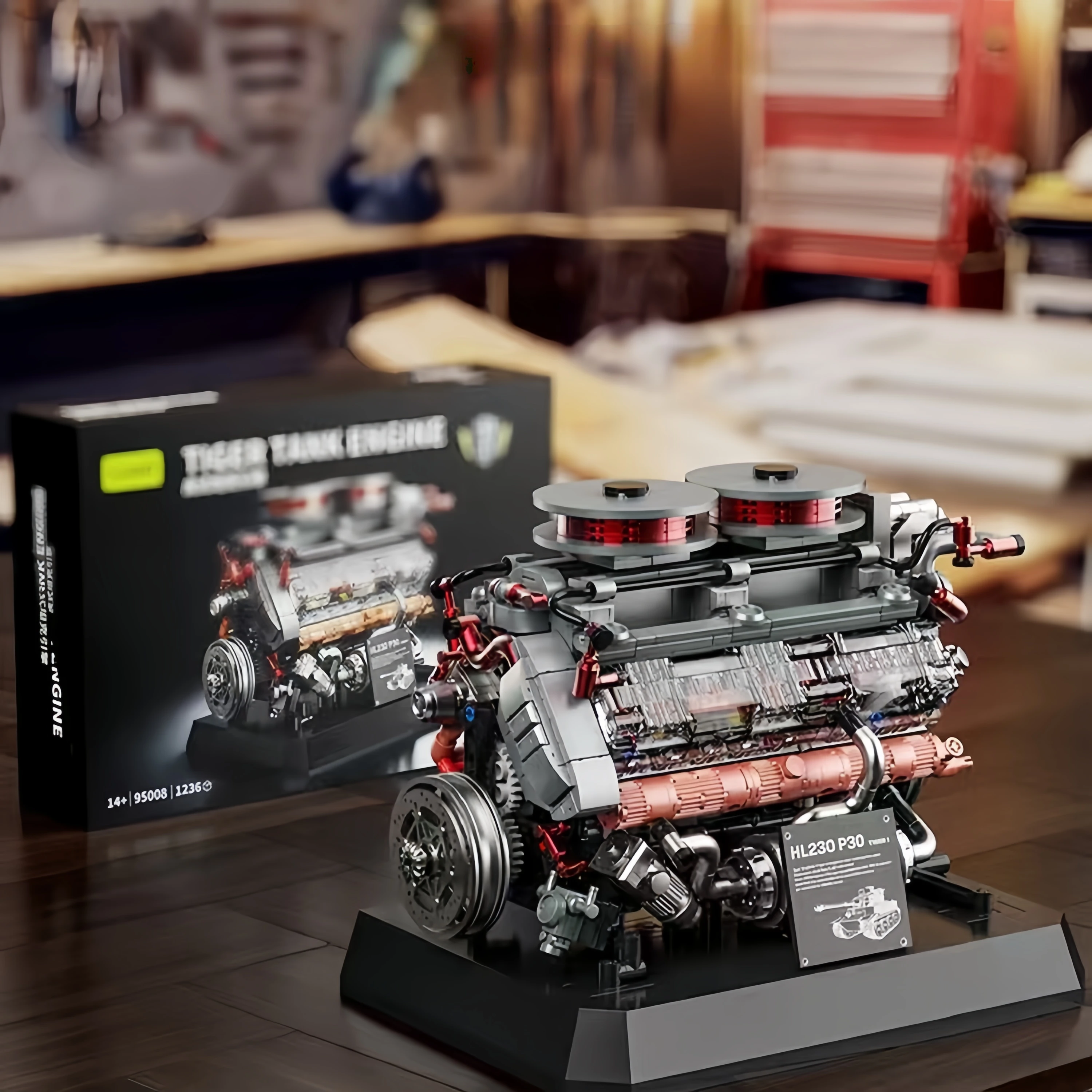 1200+Pcs Tiger Tank Engine Simulation Bricks Model Drive Building DIY Blocks Technical Toys for Kids Boys Adult Creative Gifts
1200+Pcs Tiger Tank Engine Simulation Bricks Model Drive Building DIY Blocks Technical Toys for Kids Boys Adult Creative Gifts