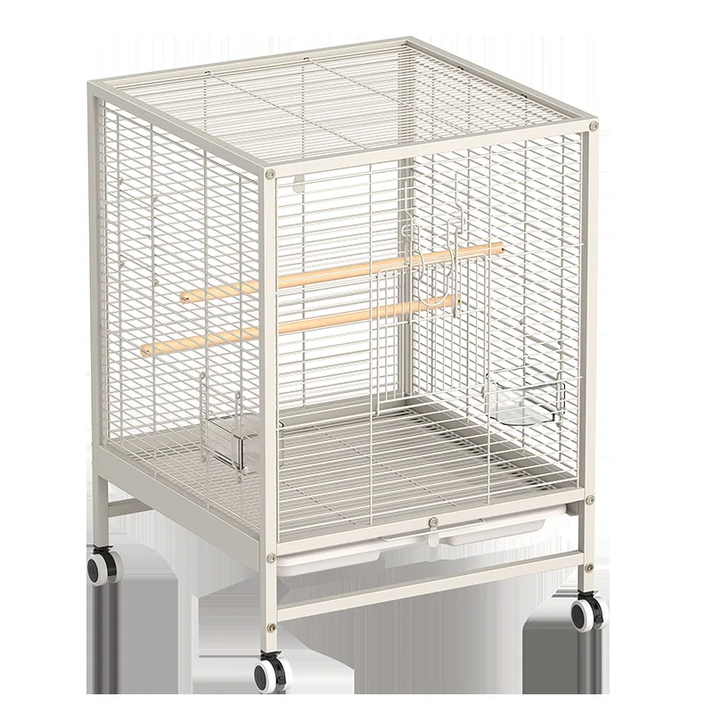 Simple Birdcage Home Large Luxury Villa Transparent Splash-proof Birdcage Large Space Peony Tigerskin Parrot Pearl Bird Cage
Simple Birdcage Home Large Luxury Villa Transparent Splash-proof Birdcage Large Space Peony Tigerskin Parrot Pearl Bird Cage
