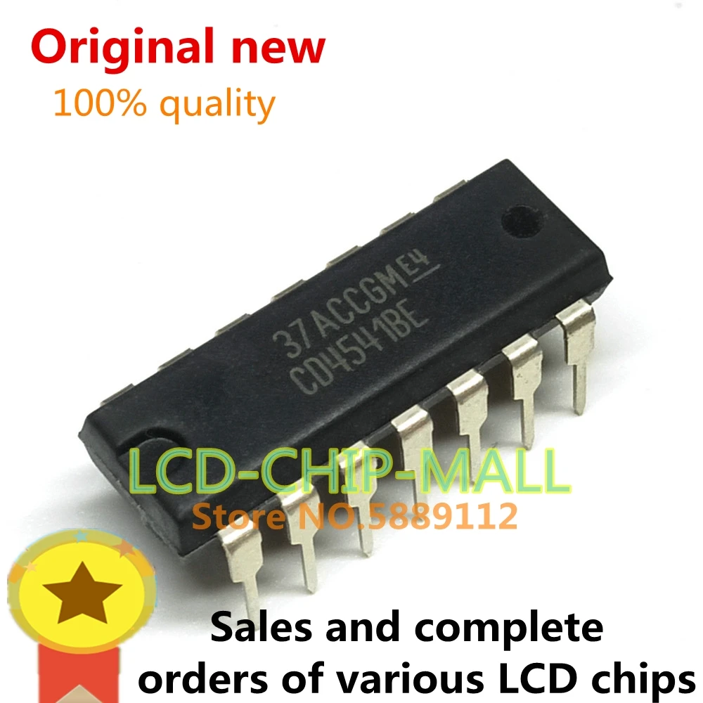 10PCS CD4541BE CD4541 4511 DIP14 100%GOOD IC CHIPS IN STOCK
10PCS CD4541BE CD4541 4511 DIP14 100%GOOD IC CHIPS IN STOCK
