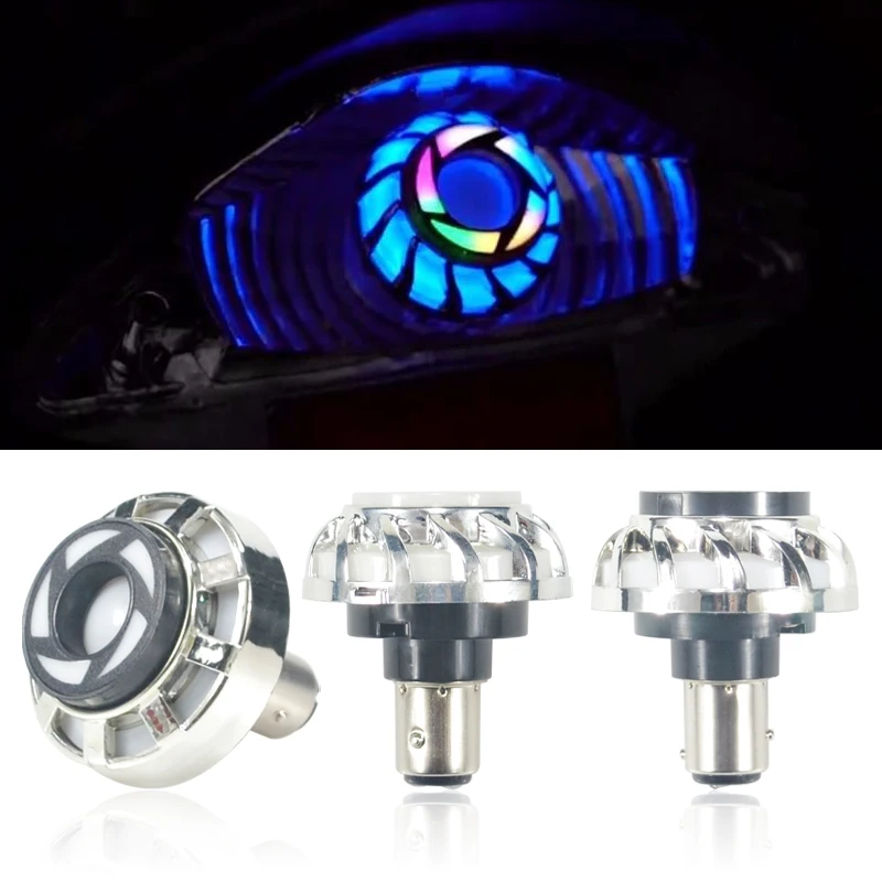 1pc Motorcycle Headlight Angel Eye LED Flash Strobe Tail Brake Rear Lights Motorbike Universal Brake Lamp Accessories 12-24V
1pc Motorcycle Headlight Angel Eye LED Flash Strobe Tail Brake Rear Lights Motorbike Universal Brake Lamp Accessories 12-24V