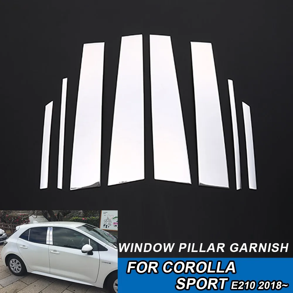 8pcs Window Pillar Cover for Toyota Corolla Sport E210 2018 Exteriore Trim Chrome Stainless Steel Car Styling Accessories
8pcs Window Pillar Cover for Toyota Corolla Sport E210 2018 Exteriore Trim Chrome Stainless Steel Car Styling Accessories