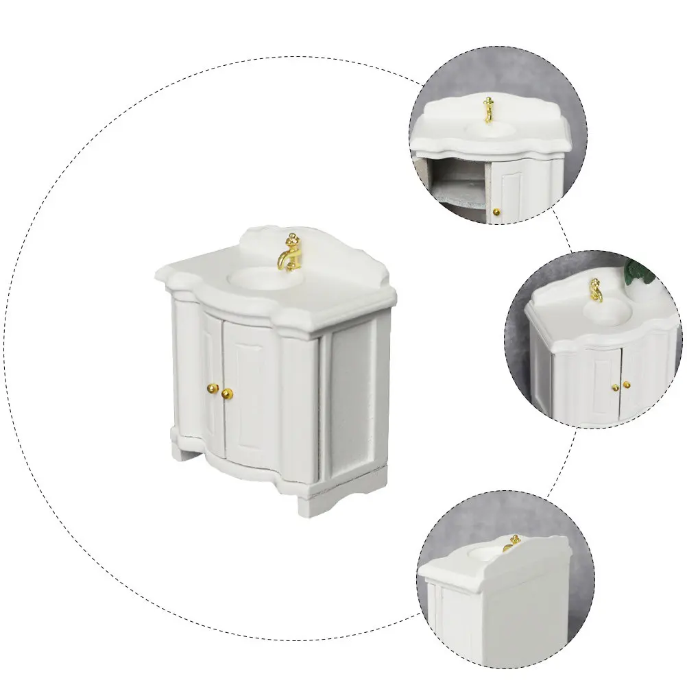 1:12 Scale Miniature Bathroom Furniture Set Wash Basin Sink Cabinet for Dollhouse Decoration Realistic Fine Craftsmanship Smooth
1:12 Scale Miniature Bathroom Furniture Set Wash Basin Sink Cabinet for Dollhouse Decoration Realistic Fine Craftsmanship Smooth
