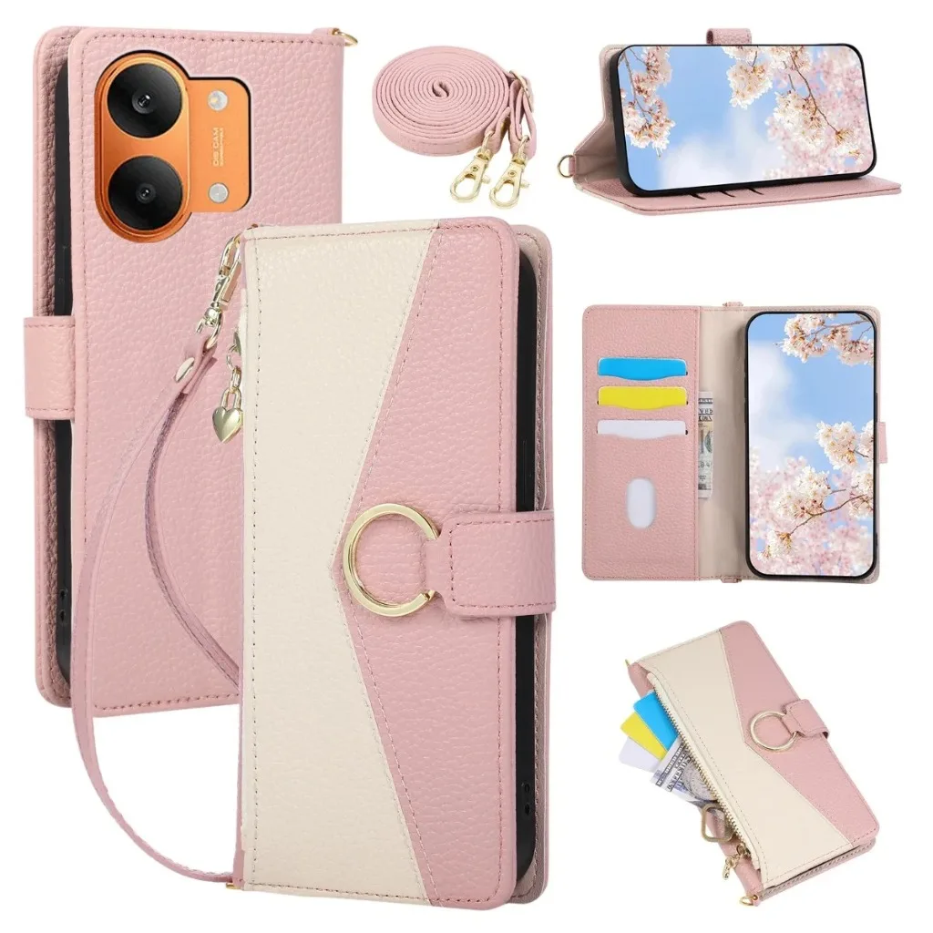 Zipper Wallet Crossbody Lanyard Phone Case With Ring Buckle for Poco X8 Pro Max X7 X6 X5 M6 Plus C75 M7 F7 Ultra C85 Cover
Zipper Wallet Crossbody Lanyard Phone Case With Ring Buckle for Poco X8 Pro Max X7 X6 X5 M6 Plus C75 M7 F7 Ultra C85 Cover