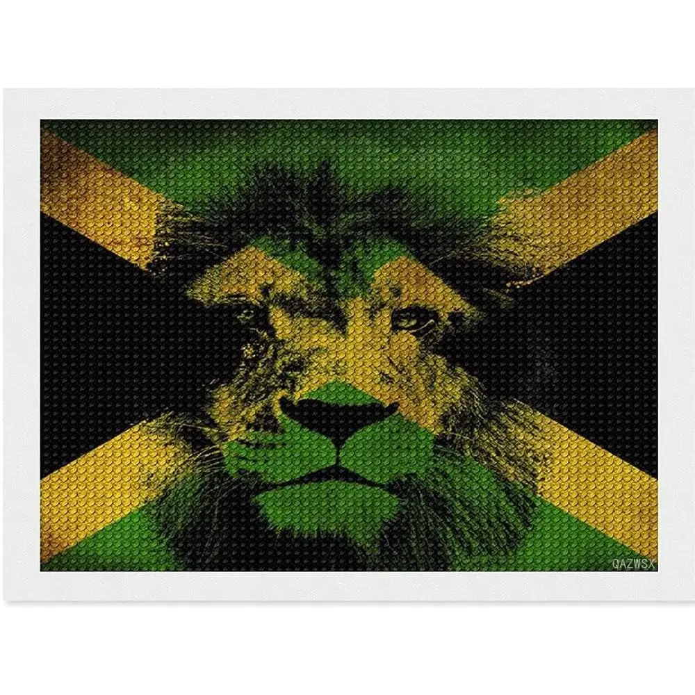 Jamaican lag King Rasta Lion Diamond Painting Kits DIY Painting by Numbers or Men Women Kids Home Wall Decor ull Round Drill Cry
Jamaican lag King Rasta Lion Diamond Painting Kits DIY Painting by Numbers or Men Women Kids Home Wall Decor ull Round Drill Cry