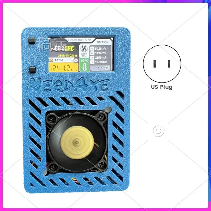 AP-Nerdaxe Miner Nerdminer 500Gh/S S19XP BM1366 ASIC Bitaxe Bitcoin Micro Miner 1.9Inch Display Lottery Miner US PLUG
AP-Nerdaxe Miner Nerdminer 500Gh/S S19XP BM1366 ASIC Bitaxe Bitcoin Micro Miner 1.9Inch Display Lottery Miner US PLUG