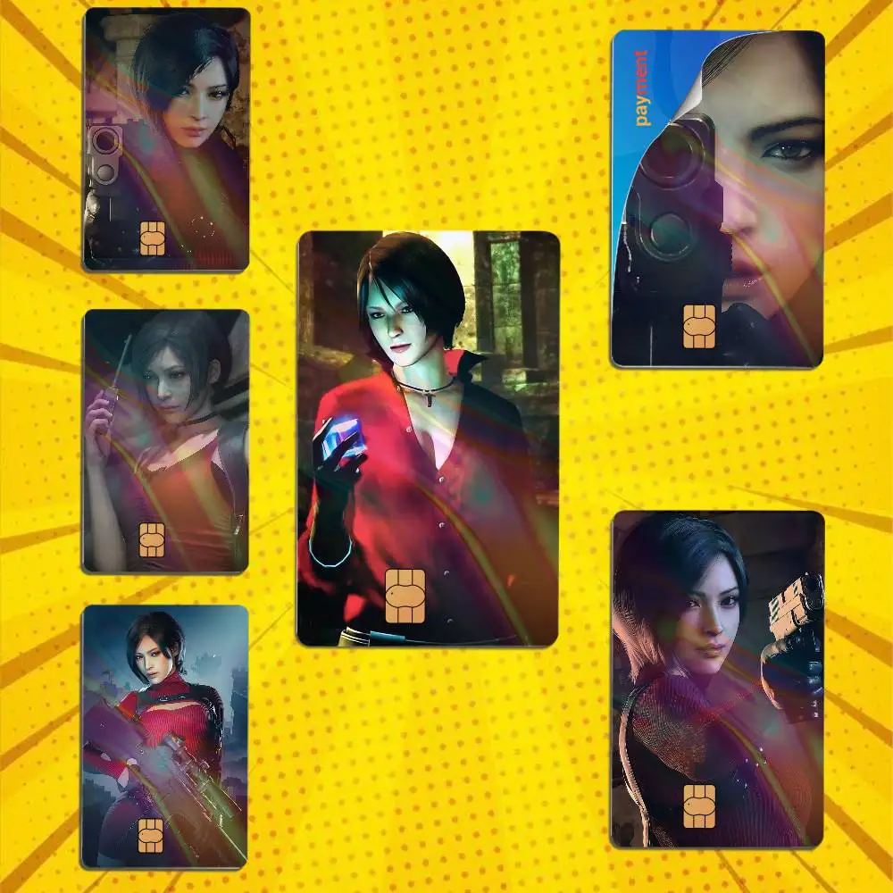 GAME Ada Wong RE Laser gradient Stickers Game Card Decal Scratch-resistant For Credit Debit Card Small Large Chip
GAME Ada Wong RE Laser gradient Stickers Game Card Decal Scratch-resistant For Credit Debit Card Small Large Chip