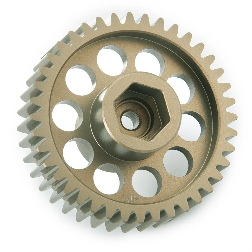 Aluminum 44T Counter Gear & 40T Differential Gear for Tamiya Bullhead ClodBuster
Aluminum 44T Counter Gear & 40T Differential Gear for Tamiya Bullhead ClodBuster