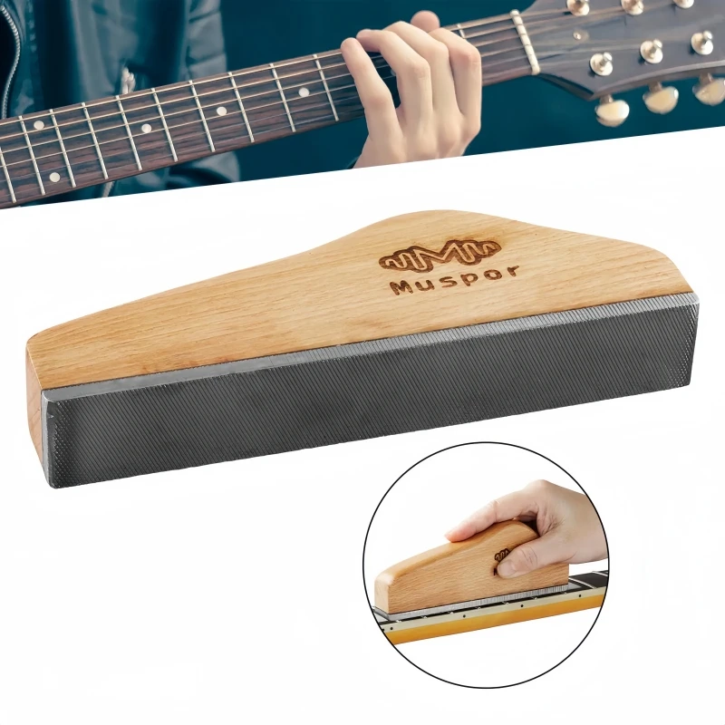Muspor Guitar Fret File 6 In Fret Leveling File Carbon Steel Hardwood Fret End Beveling Crowning File Luthier Tool
Muspor Guitar Fret File 6 In Fret Leveling File Carbon Steel Hardwood Fret End Beveling Crowning File Luthier Tool