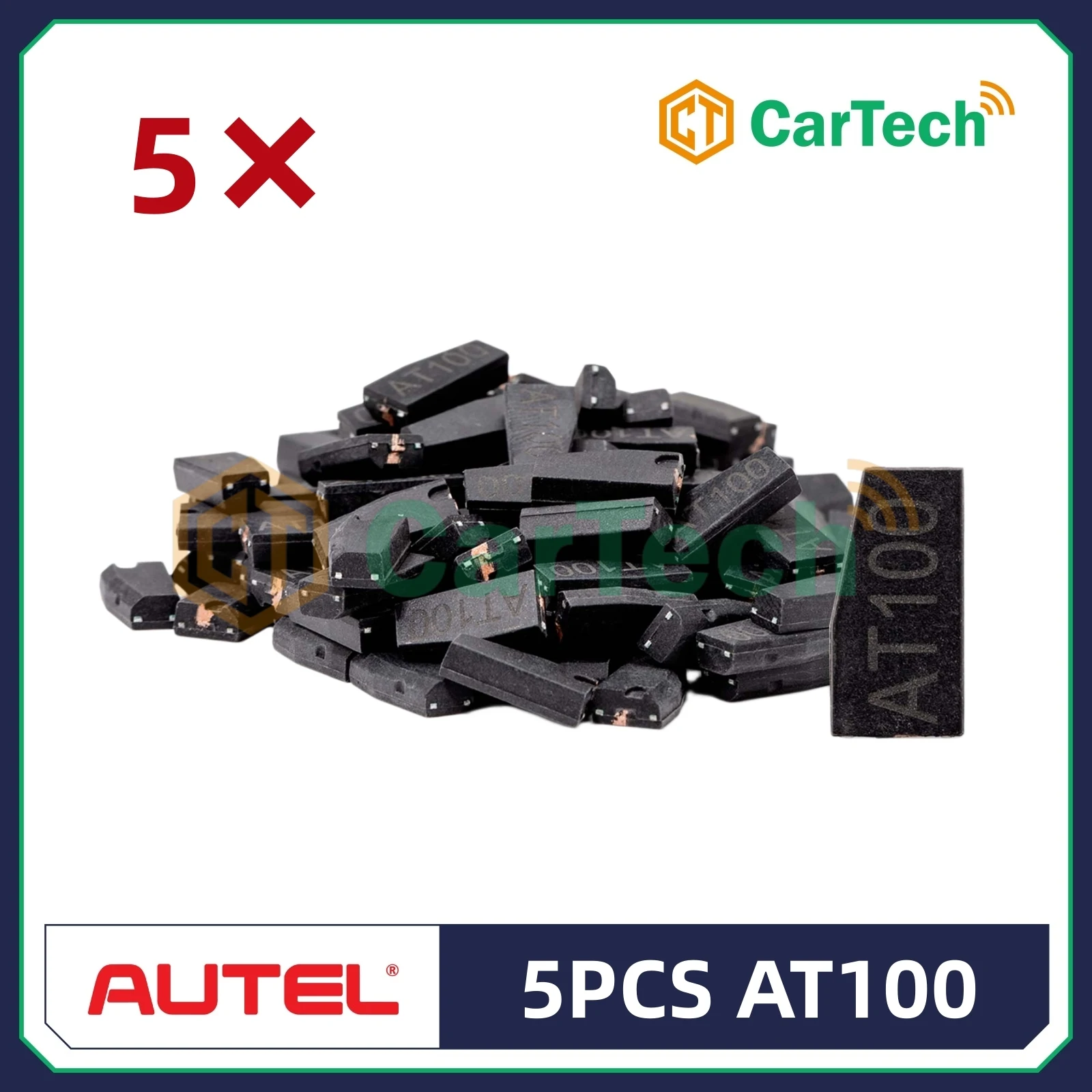 5PCS Original Newest version Autel AT100 Universal Transponder Chip Compatible with KM100, IM508, IM608
5PCS Original Newest version Autel AT100 Universal Transponder Chip Compatible with KM100, IM508, IM608