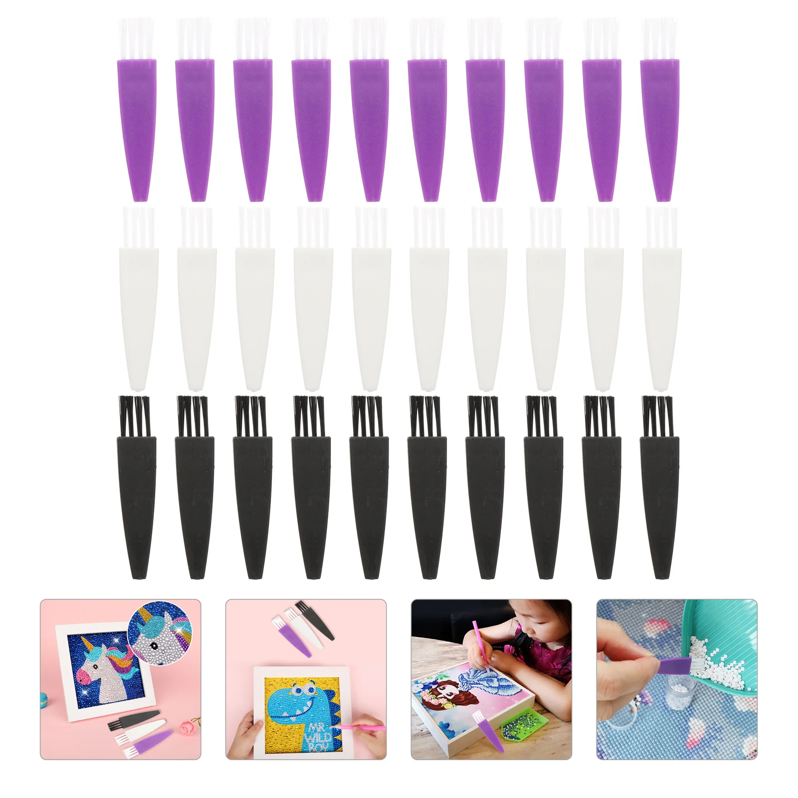 30pcs Tools Plastic Beads Pouring Brush Rhinestone Sorting Tool For Craft Art Design Accessories
30pcs Tools Plastic Beads Pouring Brush Rhinestone Sorting Tool For Craft Art Design Accessories