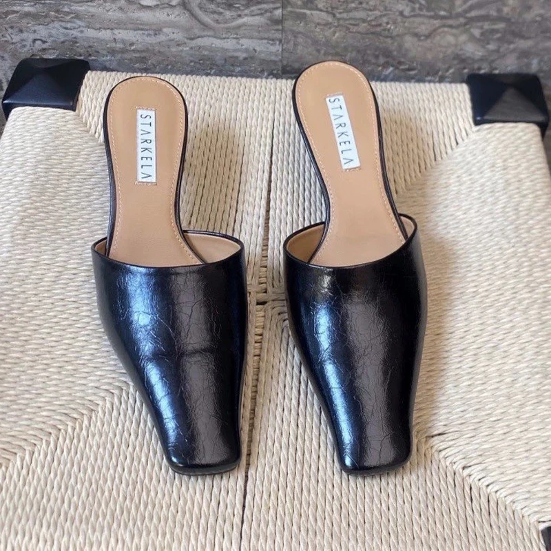 Square Toe Shoes High Heels Women's Sandals Slingback Slippers New 2025 Summer Designer Sexy Pumps Leather Shoes Flip Flops
Square Toe Shoes High Heels Women's Sandals Slingback Slippers New 2025 Summer Designer Sexy Pumps Leather Shoes Flip Flops