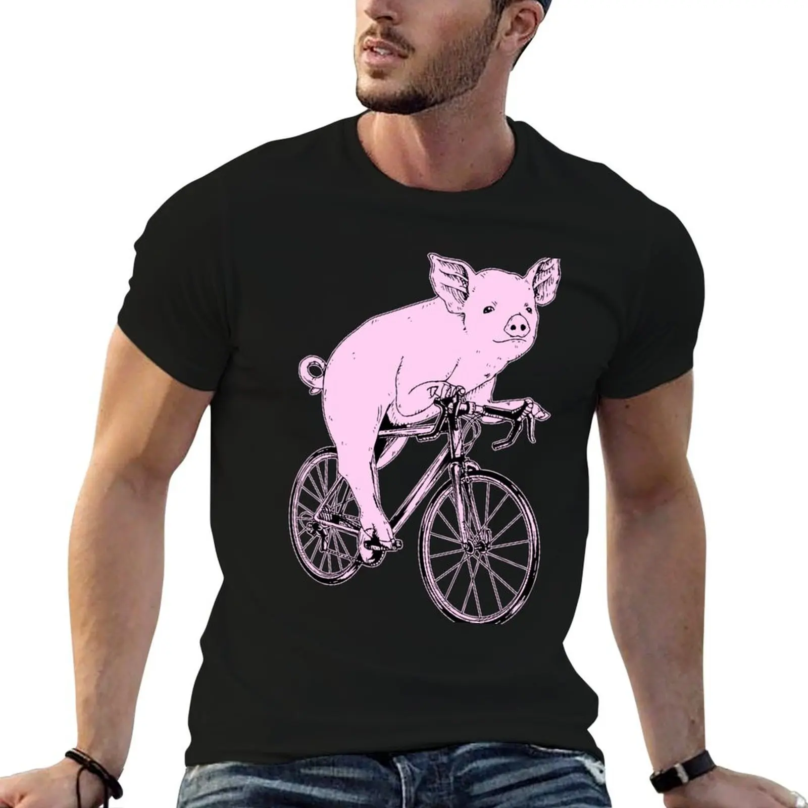 Cycling Pig T-Shirt funny t shirts dark humor funny t shirts man t shirts for man graphic tees T-shirt
Cycling Pig T-Shirt funny t shirts dark humor funny t shirts man t shirts for man graphic tees T-shirt