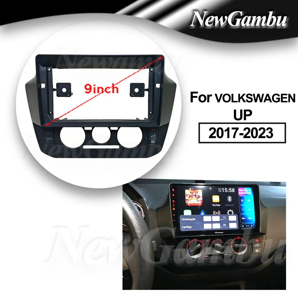 9 Inch Car Radio Installation ABS PC Plastic Fascia For VOLKSWAGEN UP 2017-2023 MANUAL AC Plane Frame No Cable
9 Inch Car Radio Installation ABS PC Plastic Fascia For VOLKSWAGEN UP 2017-2023 MANUAL AC Plane Frame No Cable