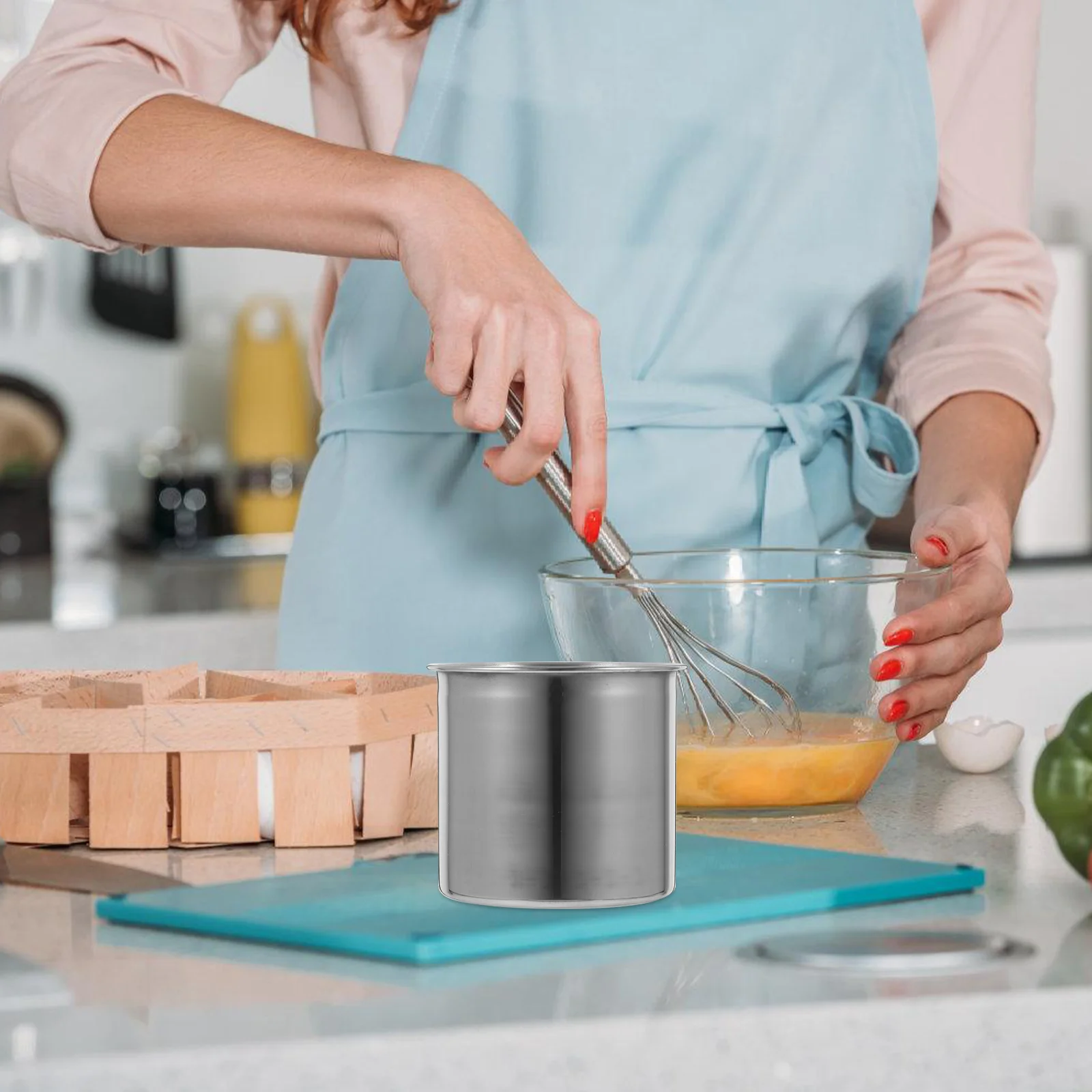 Flour Container Stainless Steel Measuring Cup Not Sticky Storage Holder Cups Silver
Flour Container Stainless Steel Measuring Cup Not Sticky Storage Holder Cups Silver