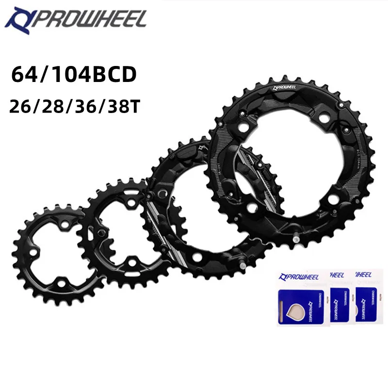 Звездочки для горного велосипеда PROWHEEL, комплект двойных звездочек для горного велосипеда, 64/96/104BCD, 22/24/26/28/32/36/38/40/42/44T
Звездочки для горного велосипеда PROWHEEL, комплект двойных звездочек для горного велосипеда, 64/96/104BCD, 22/24/26/28/32/36/38/40/42/44T