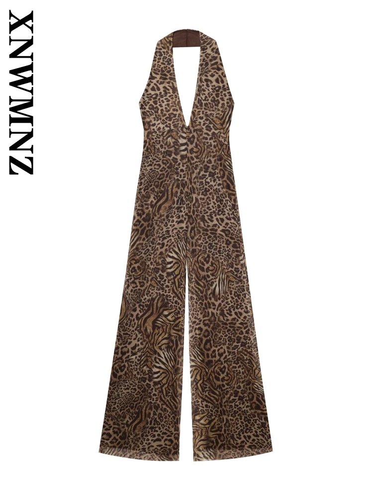 XNWMNZ 2025 Summer New Woman's Casual Lace Jumpsuit European and American Female Sleeveless Halter Collar Print Ruffles LEOPARD
XNWMNZ 2025 Summer New Woman's Casual Lace Jumpsuit European and American Female Sleeveless Halter Collar Print Ruffles LEOPARD