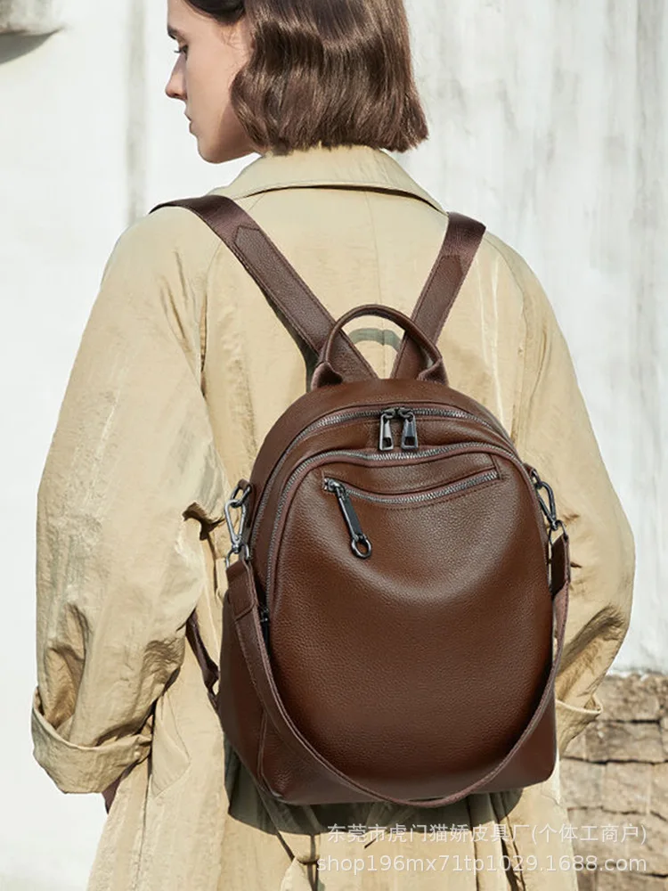 2026 New Arrival Genuine Leather Women's Backpack, Lightweight Mini Knapsack, Large Capacity Bag for Office Commute and Travel
2026 New Arrival Genuine Leather Women's Backpack, Lightweight Mini Knapsack, Large Capacity Bag for Office Commute and Travel