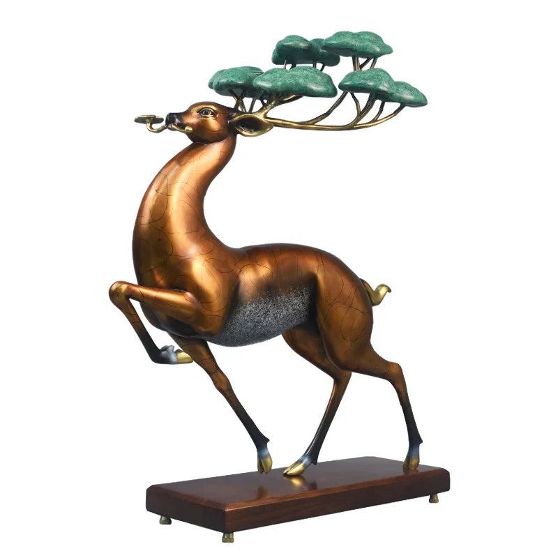 All-copper deer ornament light luxury high-end creative entrance decoration living room office desktop home relocation
All-copper deer ornament light luxury high-end creative entrance decoration living room office desktop home relocation