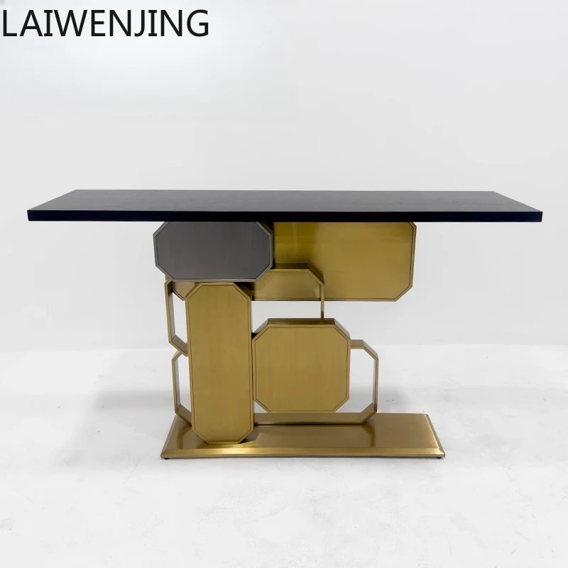 MJY light luxury stainless steel entrance table solid wood plywood Italian entrance cabinet
MJY light luxury stainless steel entrance table solid wood plywood Italian entrance cabinet