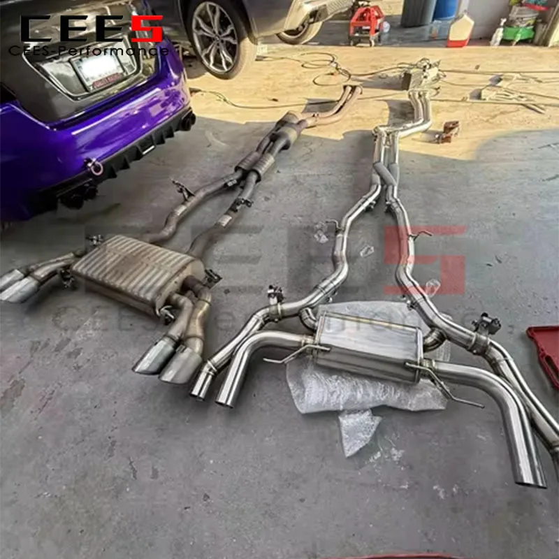 CEES High Performance Catback Exhaust for BMW X3M/X4M F97/F98 3.0T 2019-2022 Escape Stainless Steel with Z Pipe Exhaust Mufflers
CEES High Performance Catback Exhaust for BMW X3M/X4M F97/F98 3.0T 2019-2022 Escape Stainless Steel with Z Pipe Exhaust Mufflers