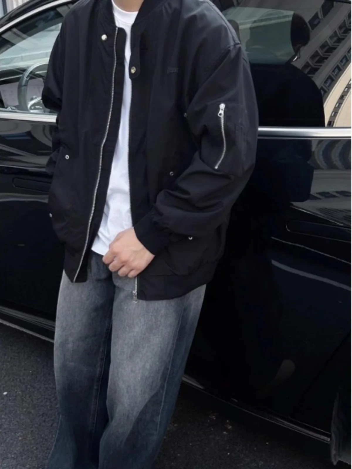 Ретро-бейсбольная куртка мужская демисезонная на молнии, ветрозащитная, молодежная, свободного кроя, в американском стиле, для подростков
Ретро-бейсбольная куртка мужская демисезонная на молнии, ветрозащитная, молодежная, свободного кроя, в американском стиле, для подростков