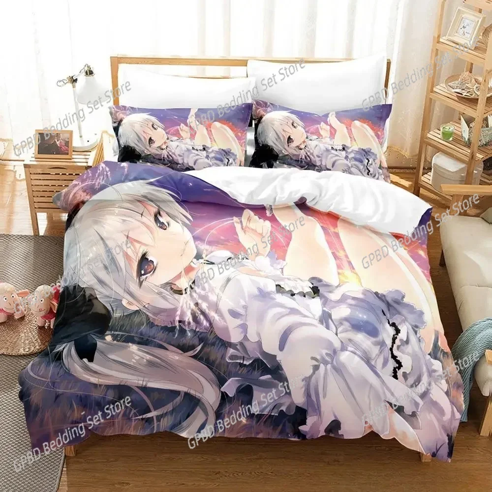 3d Anime Kawaii Girl Yosuga no Sora Comfortable Duvet Cover Pillowcase Bedding Set Children Bedroom Decoration Home Textile
3d Anime Kawaii Girl Yosuga no Sora Comfortable Duvet Cover Pillowcase Bedding Set Children Bedroom Decoration Home Textile
