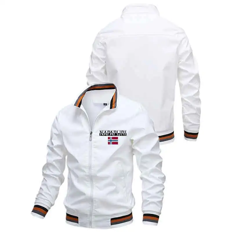Spring Autumn New Men Zipper Jacket Fashion Print Casual Sports Clothing Outdoor windproof Hoodless Slim Striped cuffs Coat
Spring Autumn New Men Zipper Jacket Fashion Print Casual Sports Clothing Outdoor windproof Hoodless Slim Striped cuffs Coat