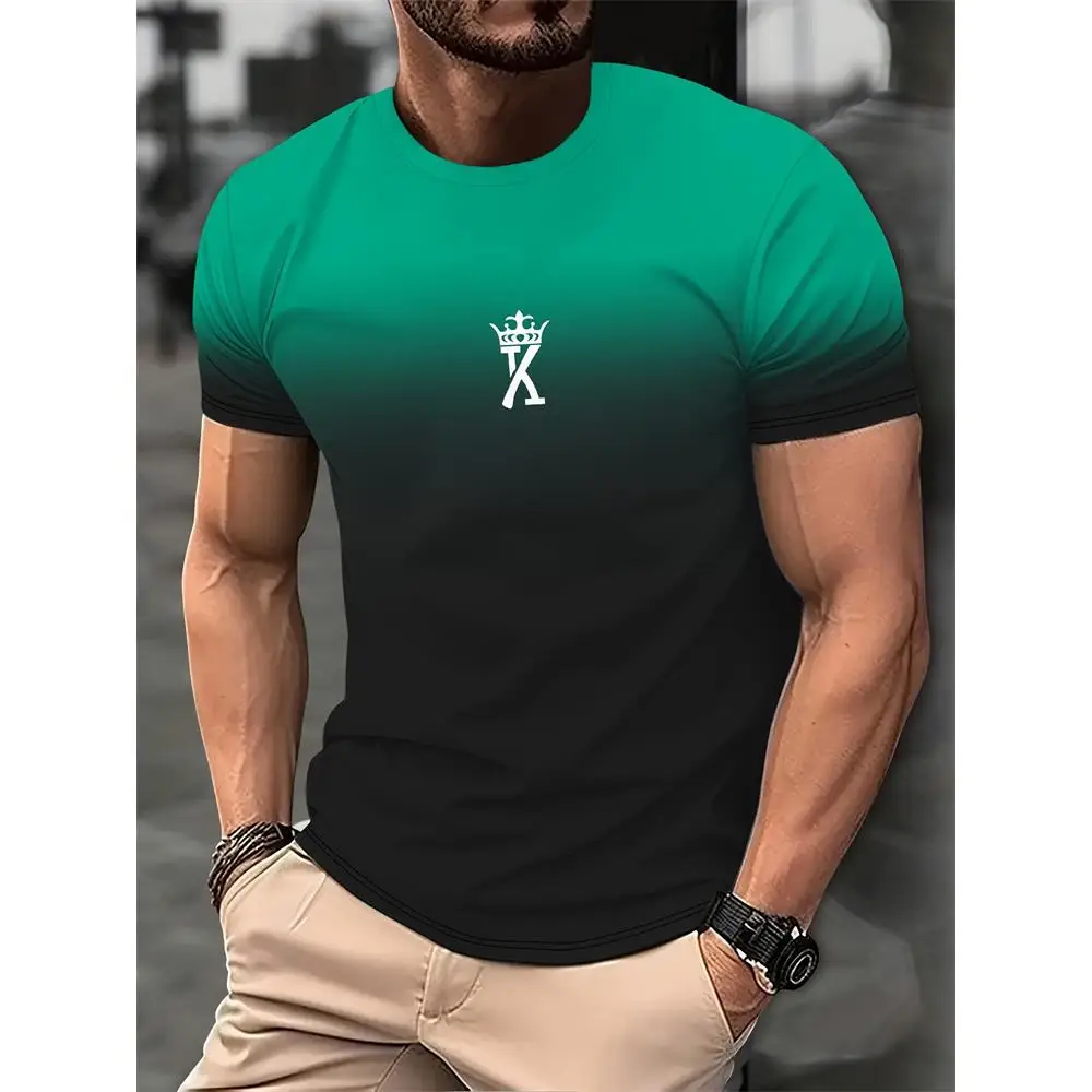 2025 Мужская повседневная футболка с разноцветным принтом, футболка King Fitness, большие топы с короткими рукавами, топы для мальчиков, винтажные мужские футболки
2025 Мужская повседневная футболка с разноцветным принтом, футболка King Fitness, большие топы с короткими рукавами, топы для мальчиков, винтажные мужские футболки