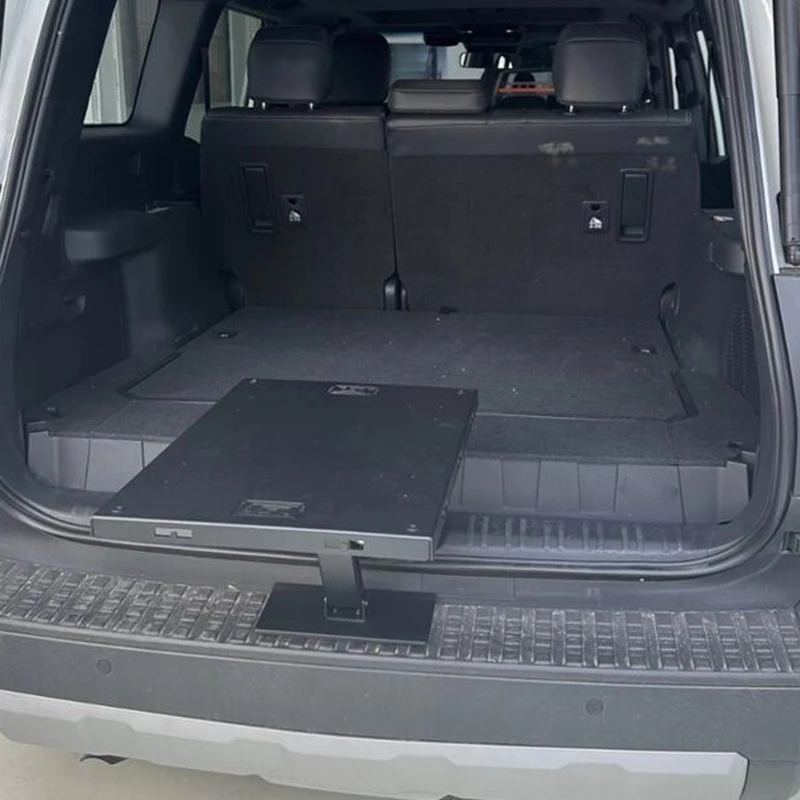 For Toyota Land Cruiser Prado LC250, LC300 Portable Rear Boot Trunk Bumper Lock Buckle Outdoor Camping End Table Car Accessories
For Toyota Land Cruiser Prado LC250, LC300 Portable Rear Boot Trunk Bumper Lock Buckle Outdoor Camping End Table Car Accessories
