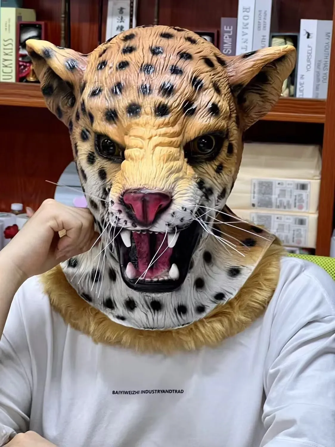 Leopard Mask Cosplay Panther Animal Head Latex Cheetah Mask Halloween Costume Fancy Dress Masquerade Party Props Carnival Mask
Leopard Mask Cosplay Panther Animal Head Latex Cheetah Mask Halloween Costume Fancy Dress Masquerade Party Props Carnival Mask