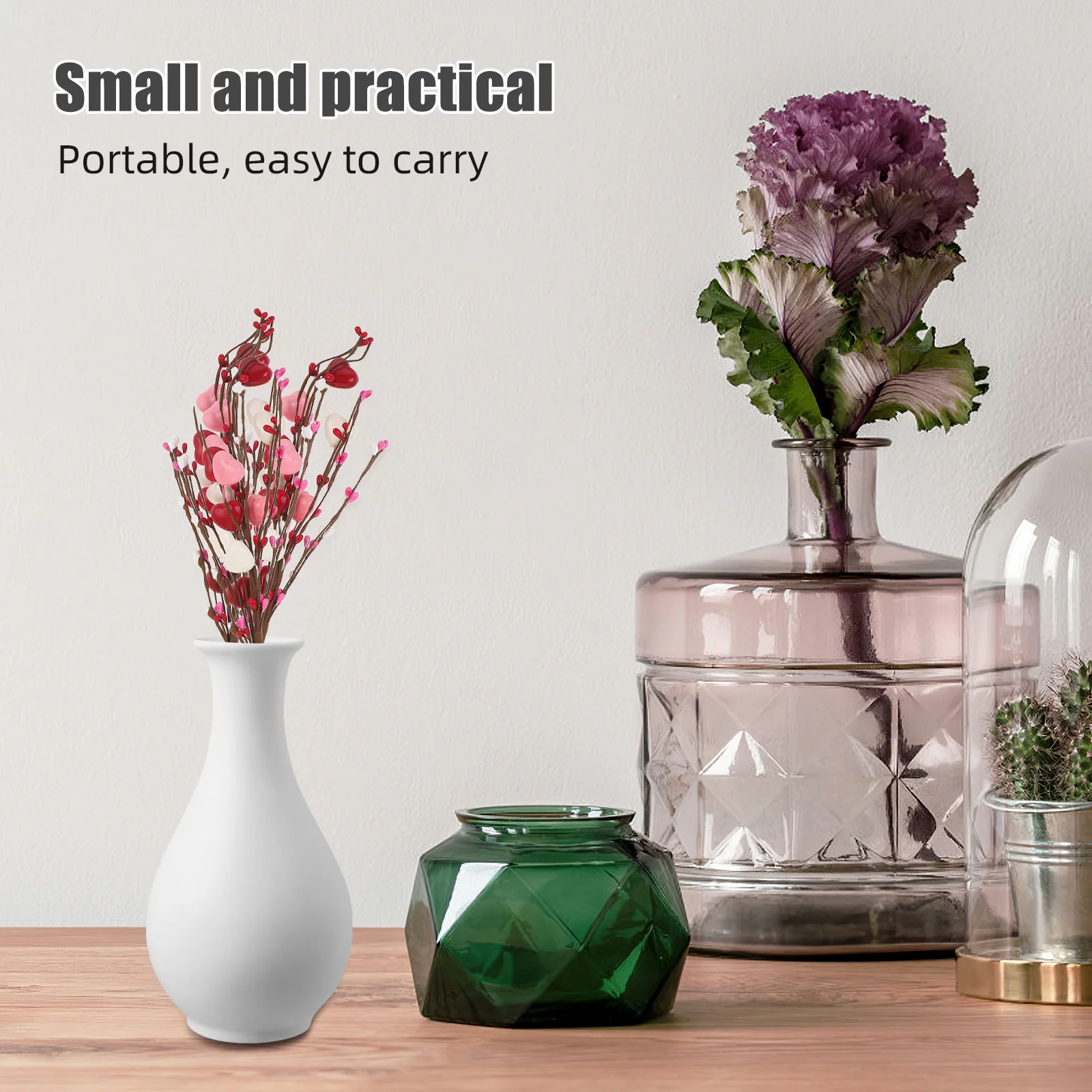 6Pcs Heart Shaped Valentine's Artificial Berry Branches Faux Berry Stems Romantic Vase Arrangement Decoration Festival
6Pcs Heart Shaped Valentine's Artificial Berry Branches Faux Berry Stems Romantic Vase Arrangement Decoration Festival